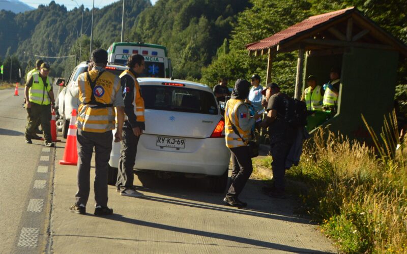 <strong>Coreset realizó controles preventivos en ruta Aysén-Coyhaique junto a Carabineros, Senda y municipalidad</strong>