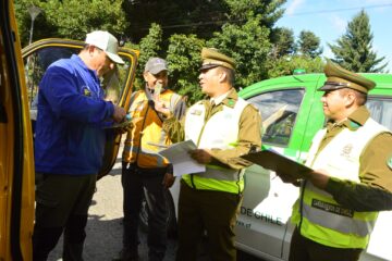 Carabineros y MTT fiscalizaron al transporte escolar de cara en la previa del inicio del año escolar 2024