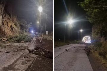 <strong>Derrumbe en acceso a túnel Farellón obliga a suspender tránsito vehicular en ruta Coyhaique-Aysén</strong>